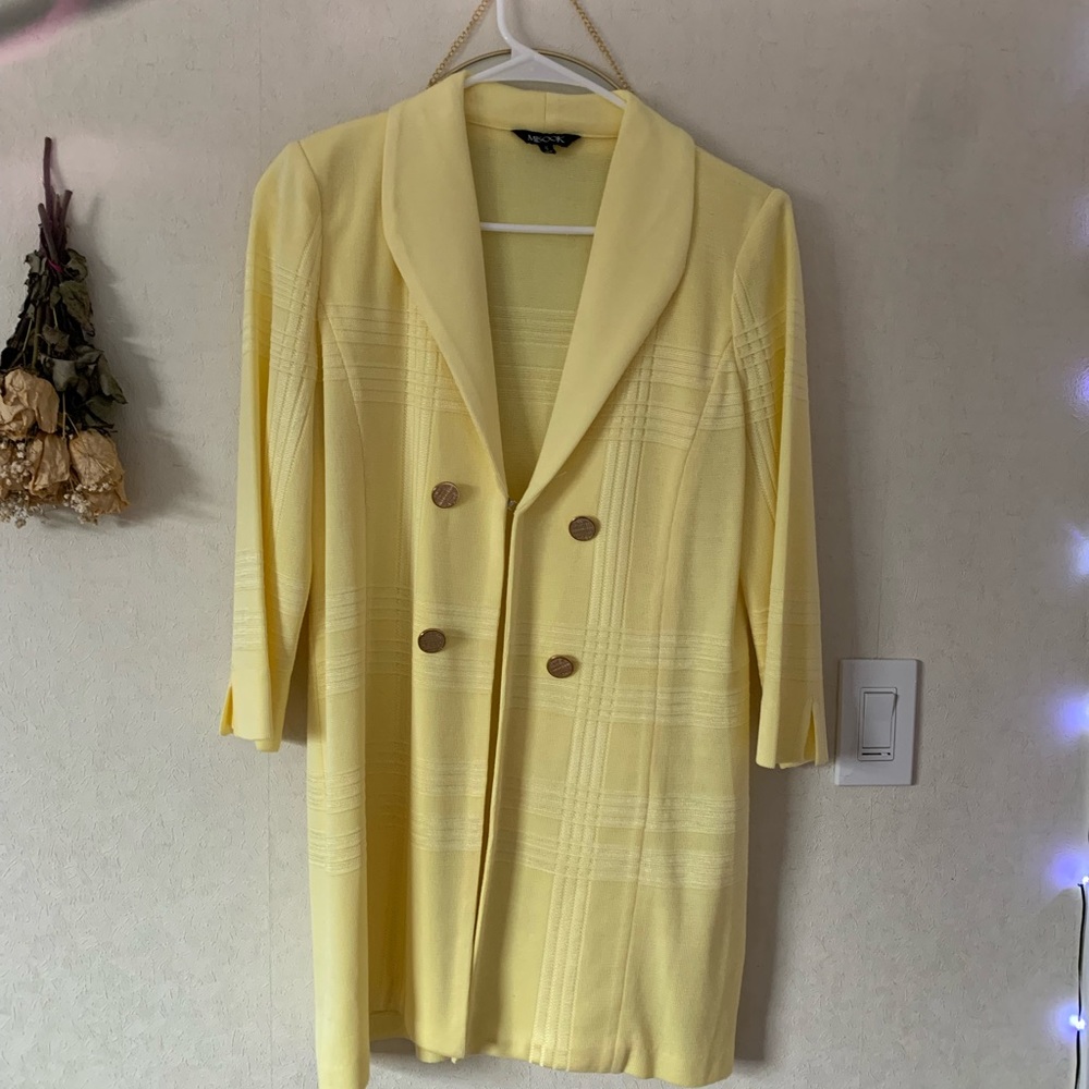 Misook Yellow Blazer (Size 4-6)